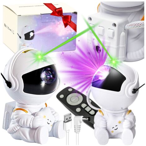 Proiettore di stelle, luce notturna a LED per bambini, astronauta, laser