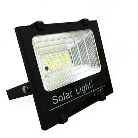 Proiettore faro a energia solare 100w con pannello solare incluso dimmerabile