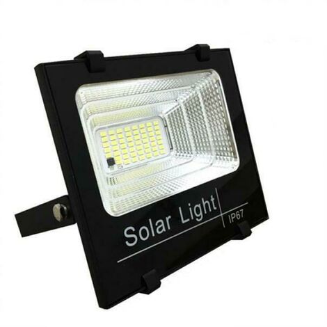 Proiettore faro a energia solare 200w con pannello solare incluso dimmerabile