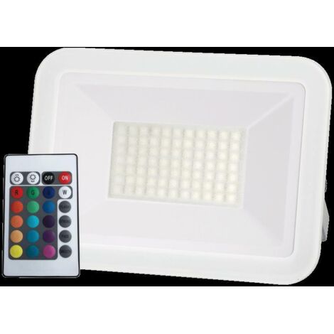 Proiettore Flat 50W Rgb 230V Telecomando Incluso