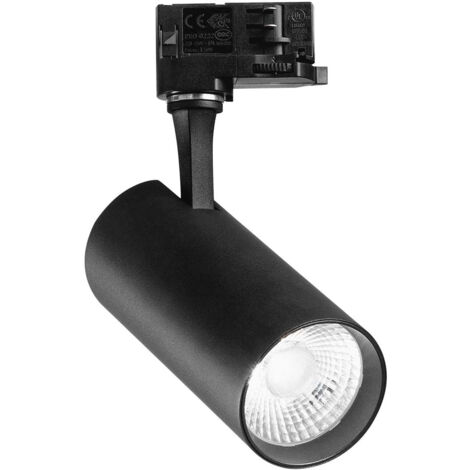 Proiettore Fox On-Off Alluminio-Materie Plastiche Nero Led 8W 3000K Cri80