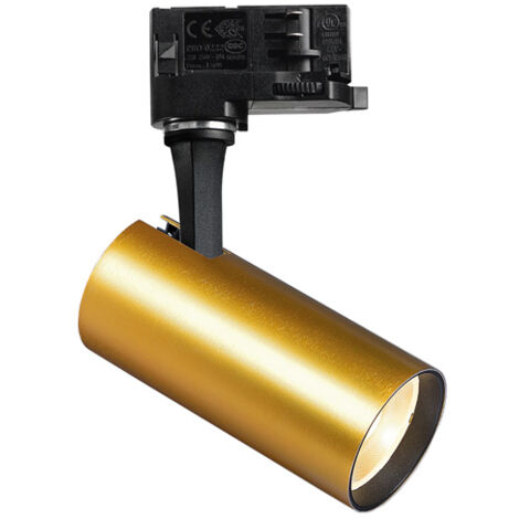 Proiettore Fox On-Off Alluminio-Materie Plastiche Ottone Led 8W 3000K Luce Calda