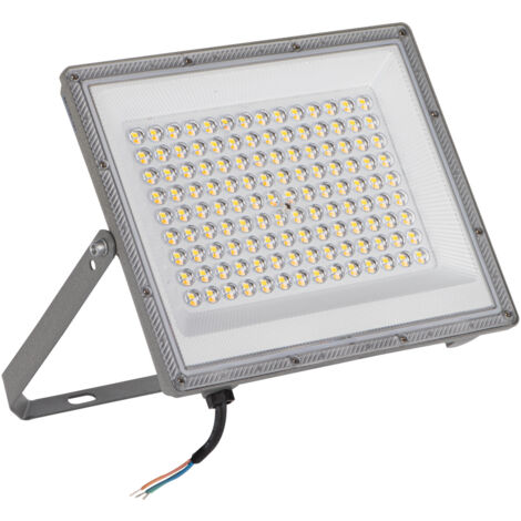 Proiettore LED 100W - CCT regolabile - IP65 - Aluminio grigio - 10800lm
