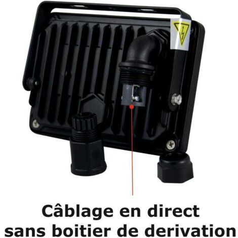 Proiettore LED 50W 4250 LM 3000K IP65 attacco diretto - 5 anni di garanzia