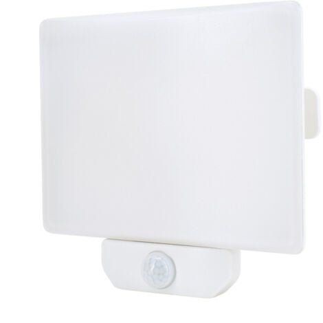 BEMKO Proiettore LED 50W - Bianco Naturale 4000K - 4500 Lumen - Rilevatore PIR - IP65