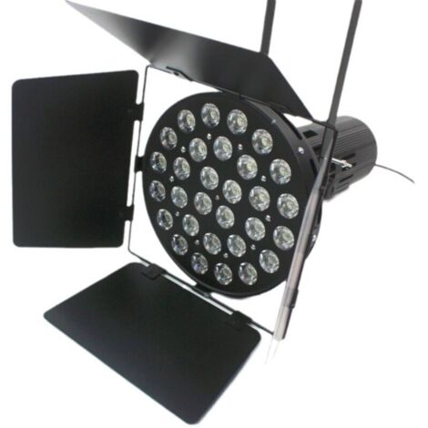 Proiettore LED a 30 elementi, 300W, luce bianca 6000-6500K – Faro espositivo in alluminio ad alta luminosità per saloni automobilistici