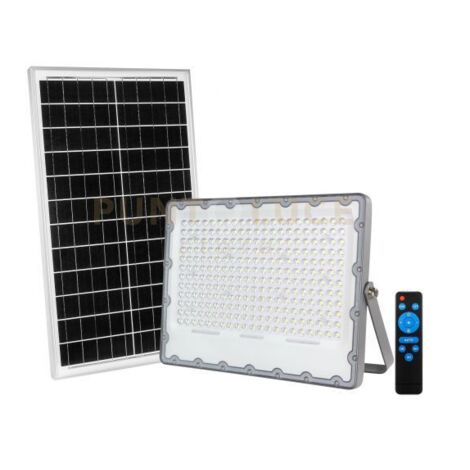 PROIETTORE LED ATHOS GRIGIO 40W 4800LM 4000K CON PANNELLO SOLARE