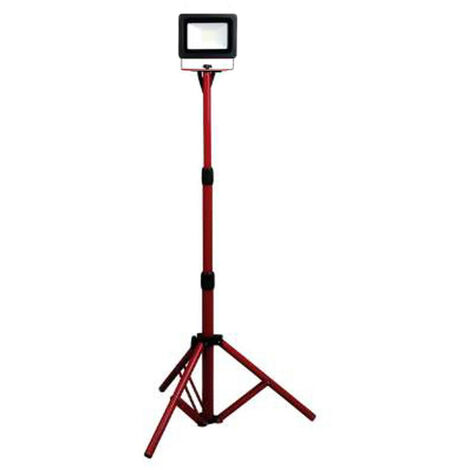 PROIETTORE LED CON TREPPIEDI TELESCOPICO 1 FARO LED 50W 4400 LUMEN IP65 ROSI