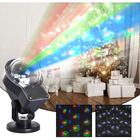 PROIETTORE NATALIZIO A LED STELLE NATALE DISEGNO MOVIMENTO LUCE CALDA DA ESTERNO