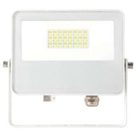 Proiettore LED da esterno Sky 30W con tecnologia Switch CCT 3000K/4000K/5000K, fascio 115º, finitura Bianco Opaco - Beneito & Faure