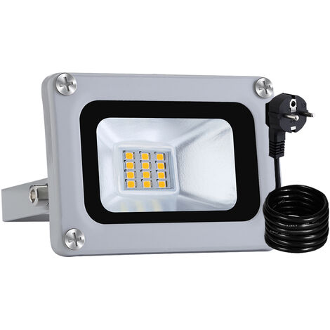 5x 10w LED Proiettore 230v Floodlight Lampada Esterno ip65 giardino portatile a emettitore 