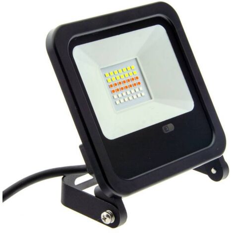 Proiettore LED RGB 30W IP65 con telecomando a 24 tasti e