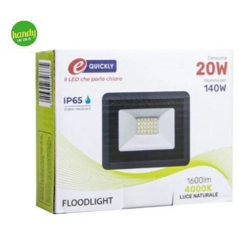 PROIETTORE LED SMD 20W 4000K NATURALE 1600LM