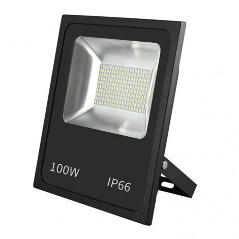 proiettore led smd dacita 100w 6500k nero 9000lm   120º ip66 35,5x28,5x6,5 cm