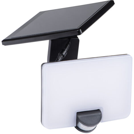Proiettore LED solare - 8W - Sensore di movimento - IP54 - 800lm