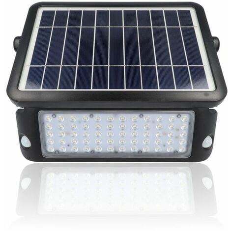 Proiettore LED Solare ECO Professional 200W IP66 Con Sensore  Crepuscolare/Movimento Con Telecomando • Iluminashop Italia