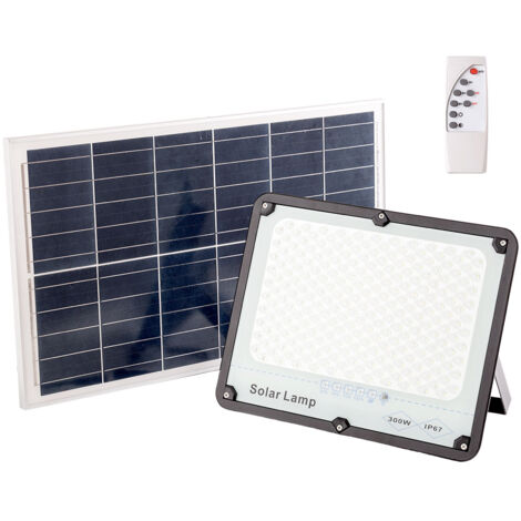 Proiettore LED solare Faretto Pannello solare/batteria da 300 W [WR-MTX-300W-CW]