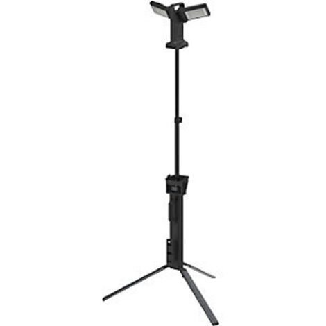 Proiettore LED Tripod a Doppia Testa 72 W 11500 lm Li-Ion 4000 mAh 14,8V IPX4