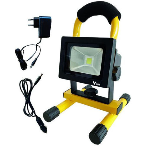 Proiettore led Vigor worky-20, ricaricabili, 20w 2000lm