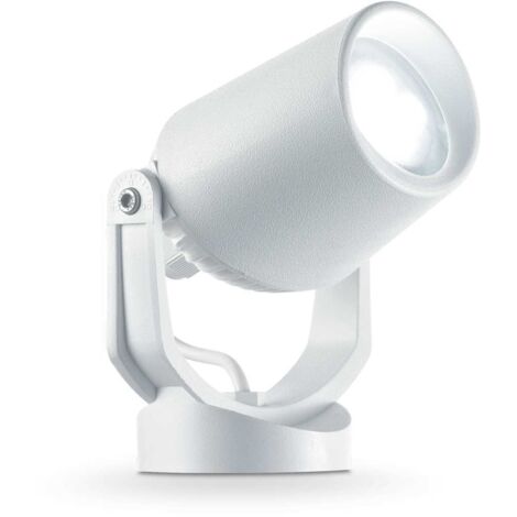 Proiettore Moderno Da Esterno Elio Materie Plastiche Bianco 1 Luce Gu10
