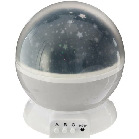 Proiettore notturno per bambini grigio d12cm - Atmosphera créateur d'intérieur