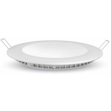 PROIETTORE PANEL LED V-TAC BIANCO TONDO 18W 3000K 4860