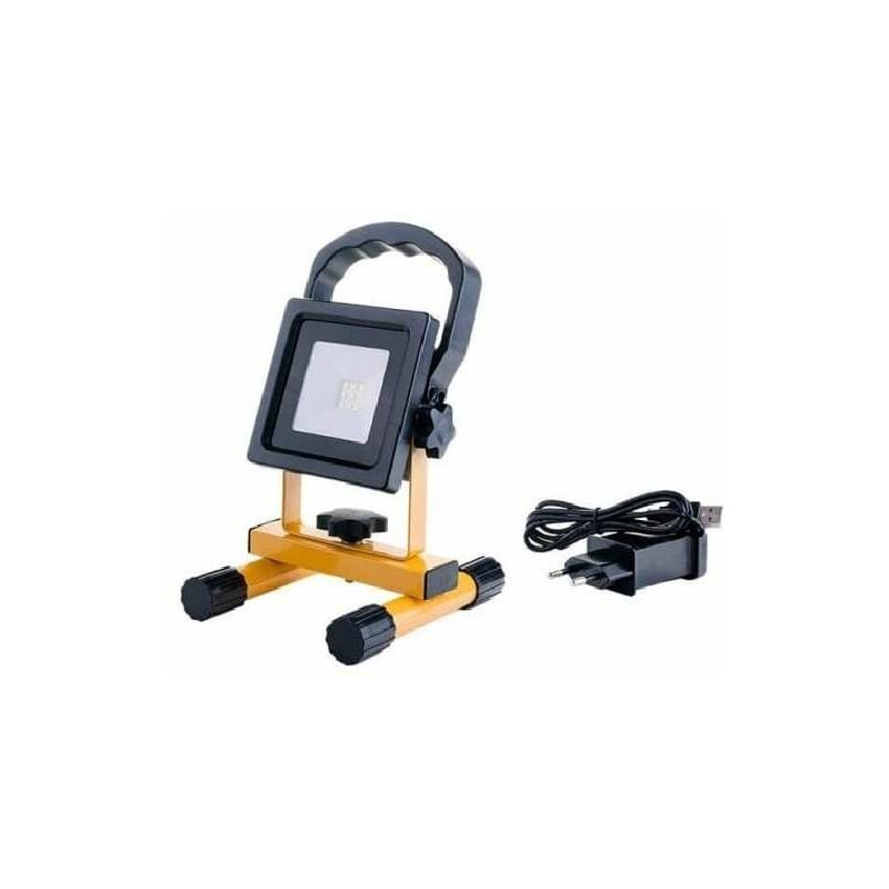 Proiettore portatile led smd 10W con batteria