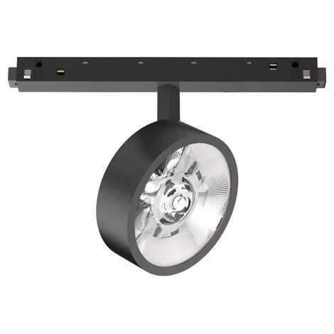 Proiettore Regolabile Dali Ego Alluminio Nero 1 Luce 9W 3000K Luce Calda