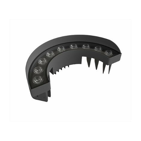 Proiettore SIGNAL Led da esterno 9W 3000k in alluminio nero opaco Beneito Faure 4290