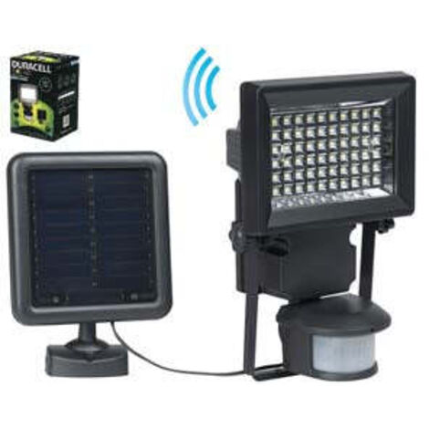 PROIETTORE SOLARE LED CON SENSORE  DURACELL LIGHTING