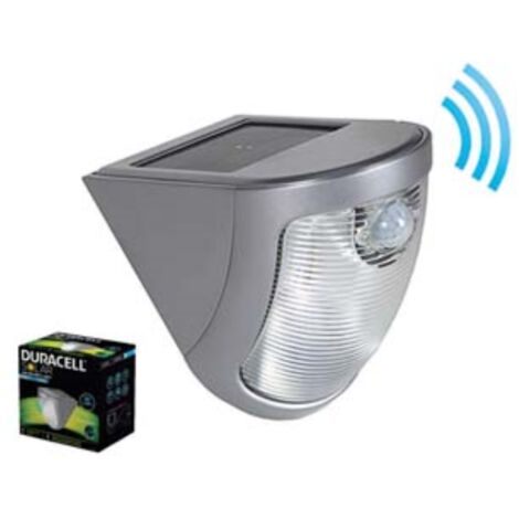 Proiettore solare led con sensore  - mm.110x156x160h. - 90 lumen  Duracell lighting