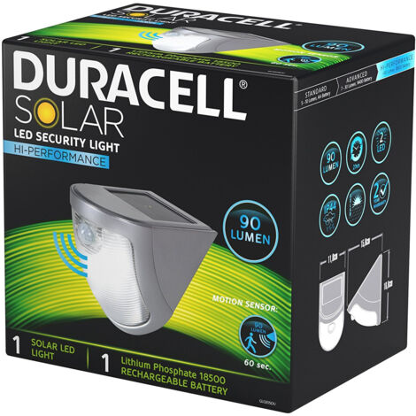 Proiettore Solare LED Sensore GL020SDU Duracell