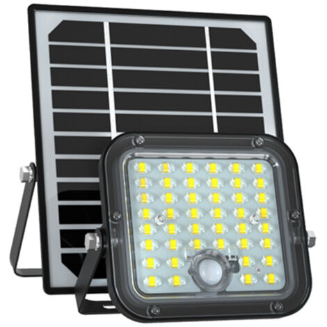 Proiettore Solare Separato Moderno Weston Pc Nero Led Integrato 10W 6000K Ip65