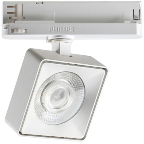 Proiettore Square Pov Metallo Bianco 1 Luce 22W 3000K Luce Calda
