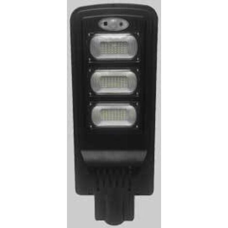 Proiettore stradale con pannello solare 12 watt - 1200lm - 6000k