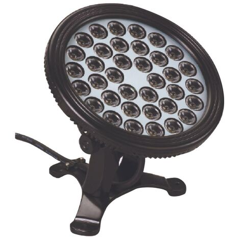 Proiettore Tenuta Stagna Alluminio Per Fontane Led 36 Watt Luce Rgb Full Color Intec Led-neptune-36p