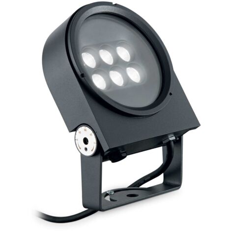Proiettore Ulex Alluminio Antracite 1 Luce 15W 3000K Luce Calda