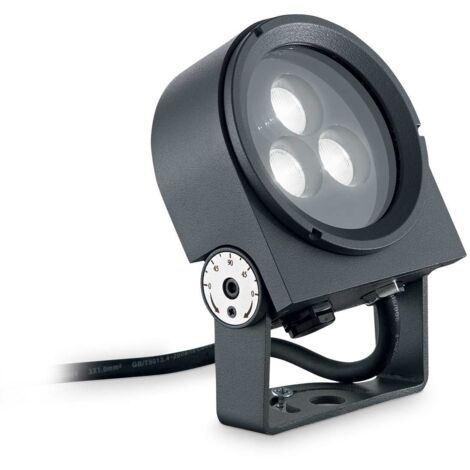 Proiettore Ulex Alluminio Antracite Led 8,5W 3000K Luce Calda