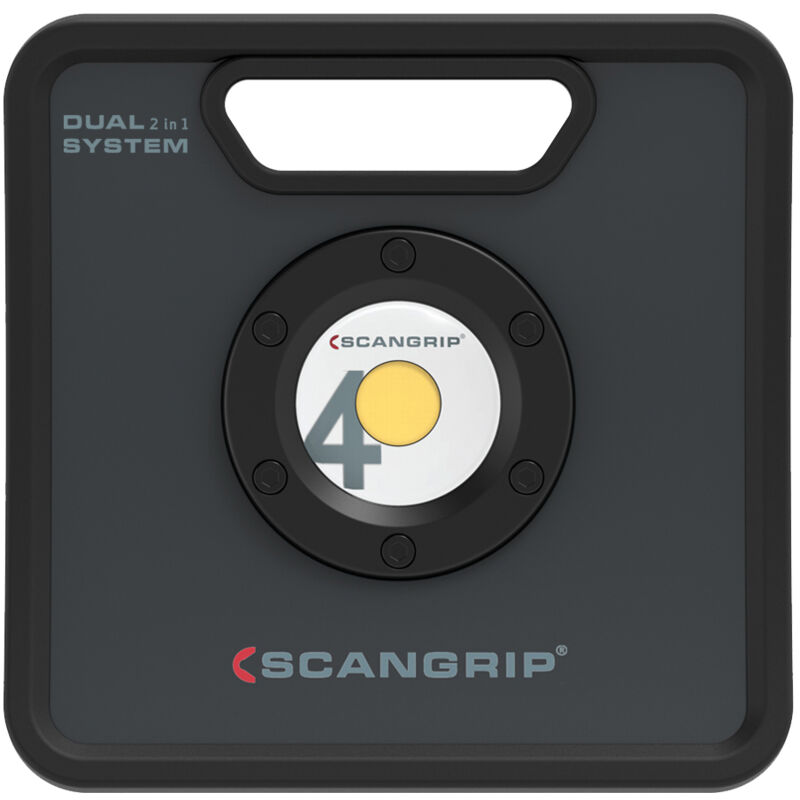 Scangrip 35441 Lampe de travail LED""NOVA 4K C+R"" 300-3000 lumens, Noir