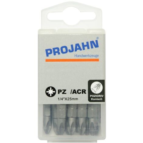 Projahn 1/4 ACR Bit L25 mm Pozidriv Nr. 2 10er Pack