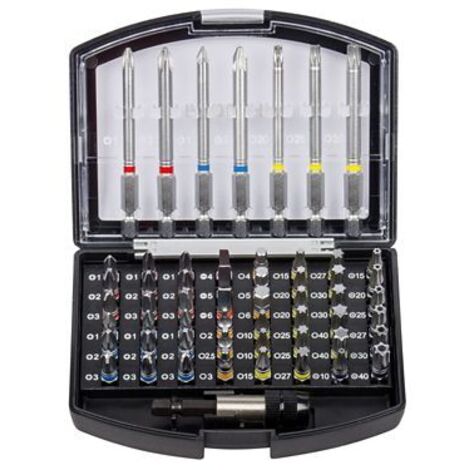 Projahn 1/4 Bit Box mit markierten Bits 56-tlg.