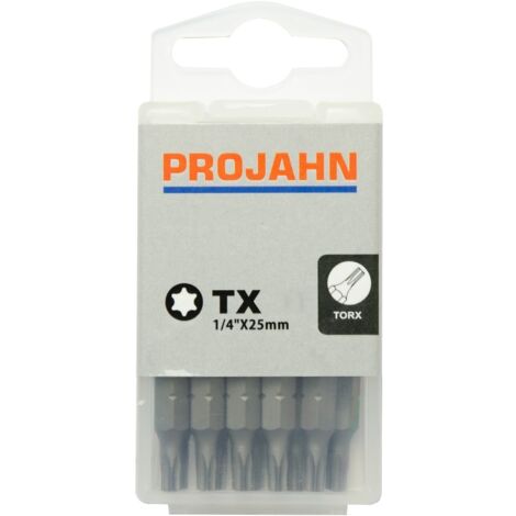 Projahn 1/4 Bit konisch L25 mm TX T10W 10er Pack
