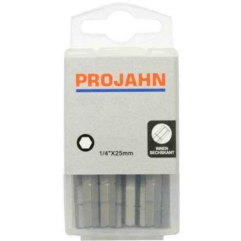 Projahn 1/4 Bit L25 mm Innen-6kant 8 mm 10er Pack