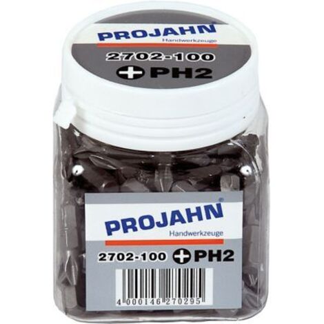 Projahn 1/4 Bit L25 mm Phillips Nr. 2 100er Pack