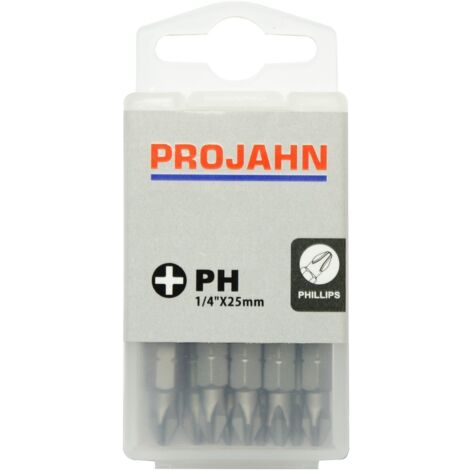 Projahn 1/4 Bit L25 mm Phillips Nr. 4 10er Pack