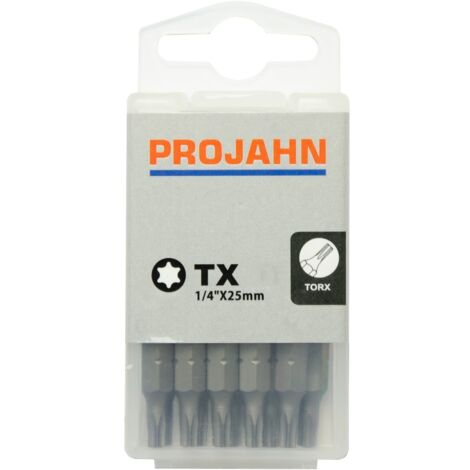 Projahn 1/4 Bit L25 mm TX T20 10er Pack