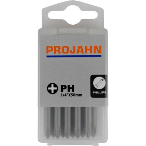 Projahn 1/4 Bit L50 mm Phillips Nr. 3 10er Pack