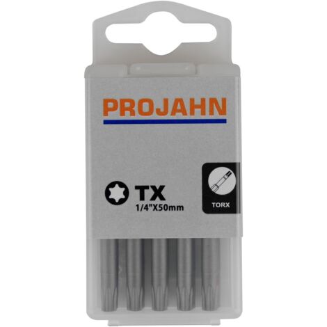 Projahn 1/4 Bit L50 mm TX T20 10er Pack