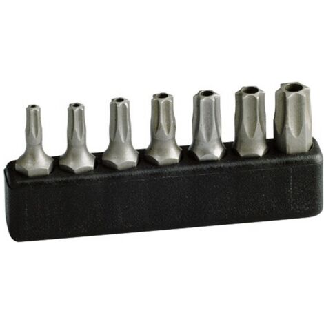 Projahn 1/4 Bit Satz L25 mm TX mit Bohrung T10 - T40 7-tlg.