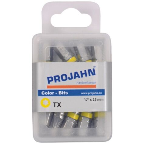 Projahn 1/4 markierter Bit TX T20 10er Pack L25 mm